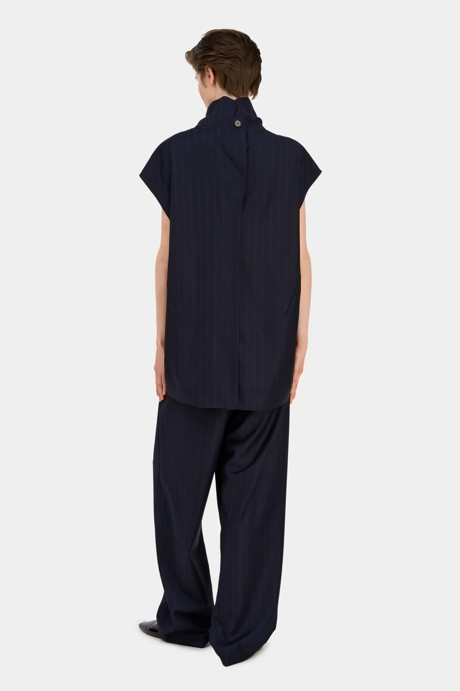 REVERSE VEST BLUE