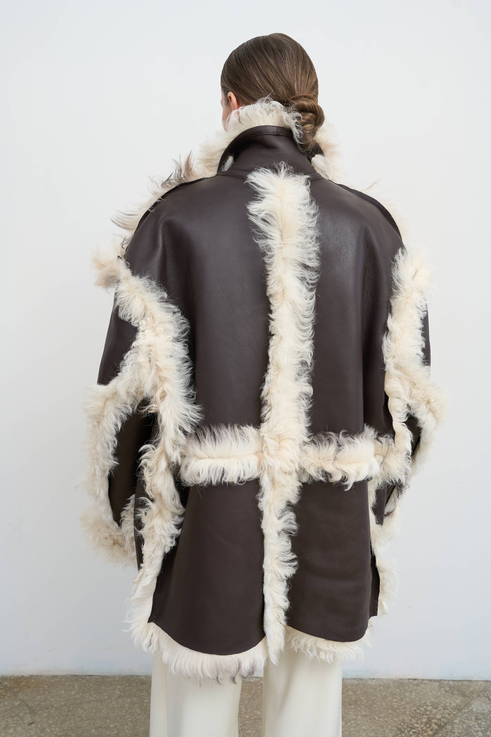 REVERSIBLE SHEARLING COAT