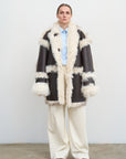 REVERSIBLE SHEARLING COAT
