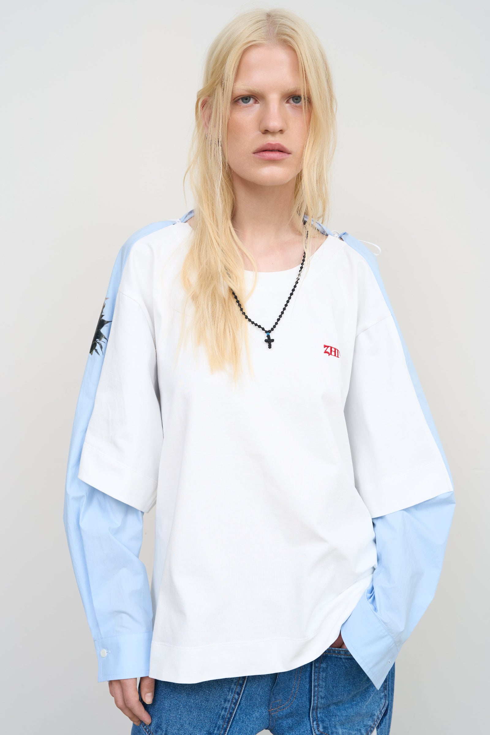 SNFLWR WHITE SHIRT