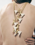 SPIRIT GOLD-PLATED PENDANT WITH CLAY-EMBELLISHED DETAIL