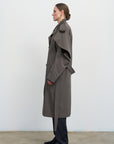 TRANSFORMABLE WOOL-BLEND TRENCH COAT