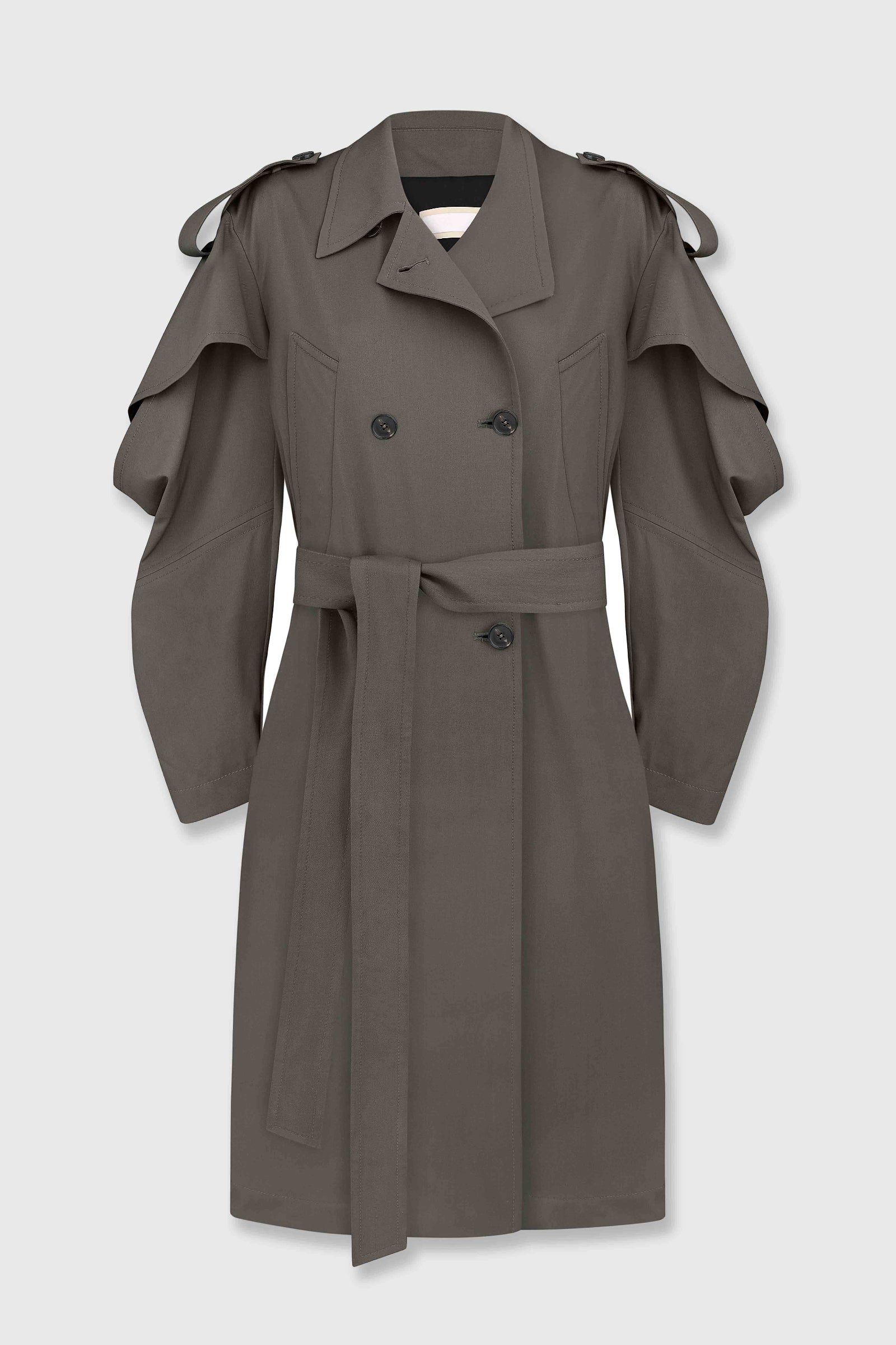 TRANSFORMABLE WOOL-BLEND TRENCH COAT