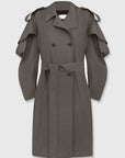 TRANSFORMABLE WOOL-BLEND TRENCH COAT