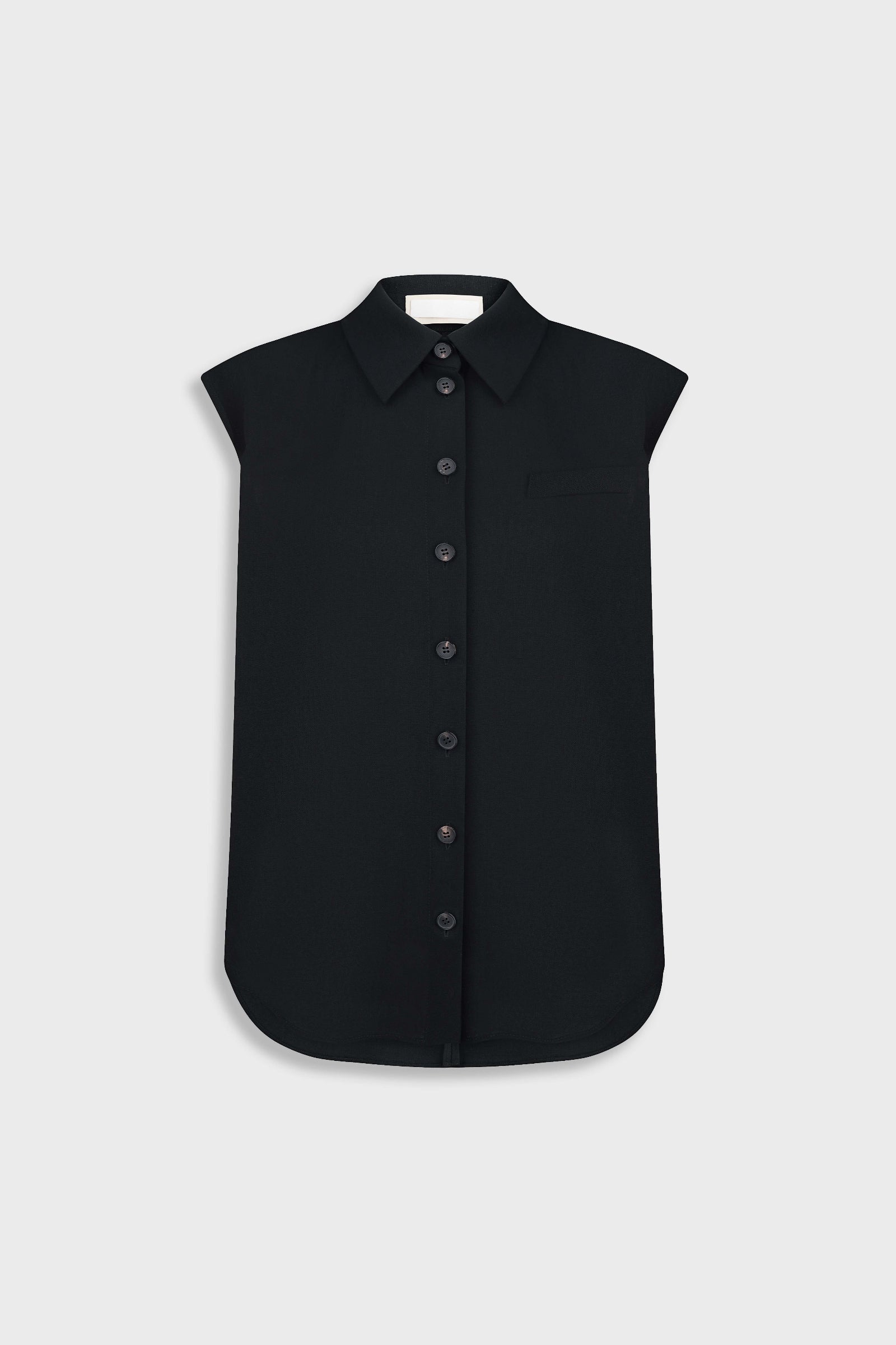 Virgin Wool Shirt with Twisted Back
