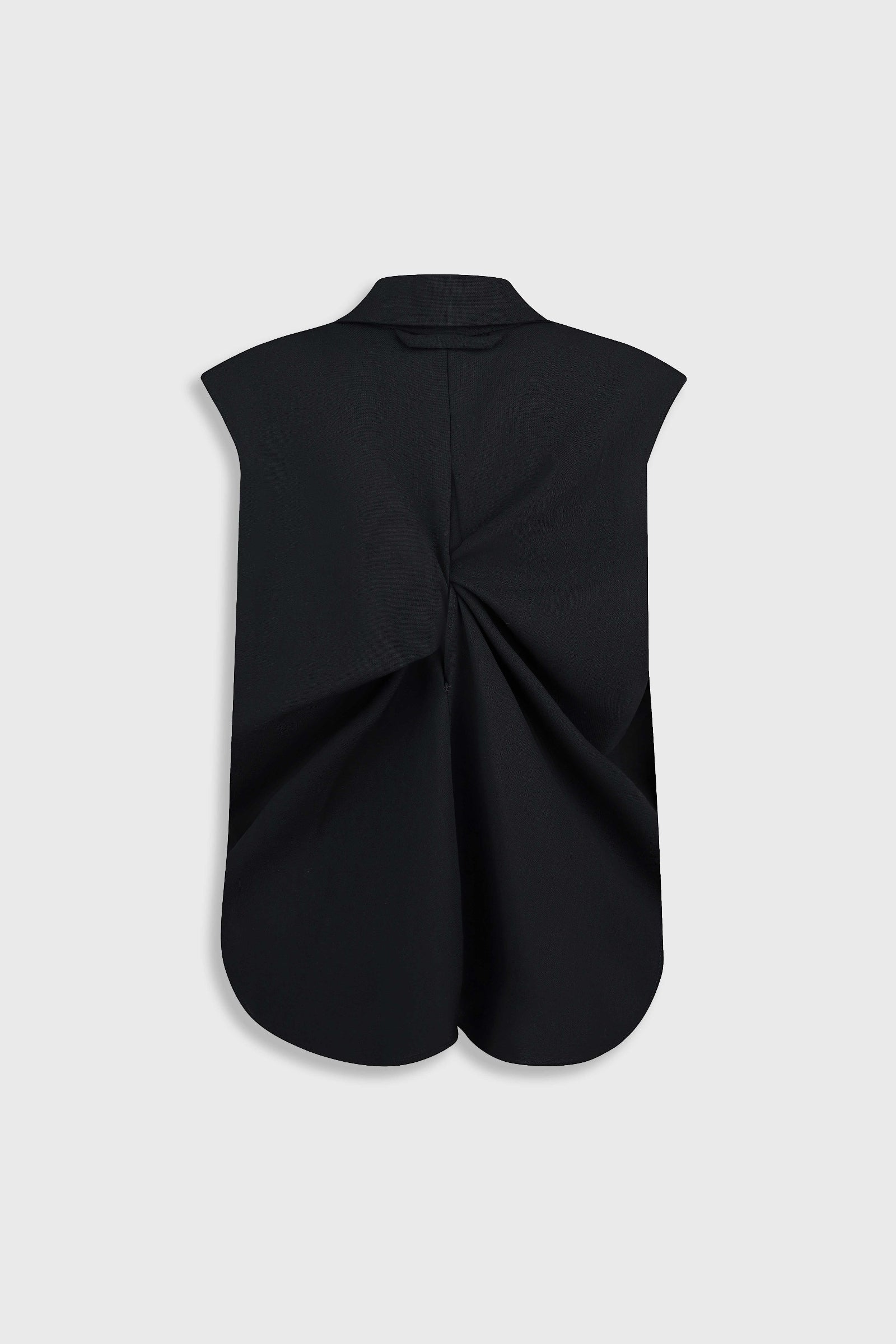Virgin Wool Shirt with Twisted Back 2