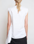 WAIST TWISTED COTTON SHIRT