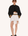 WHITE LEISURE SHORTS
