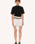 WHITE LEISURE SHORTS 3