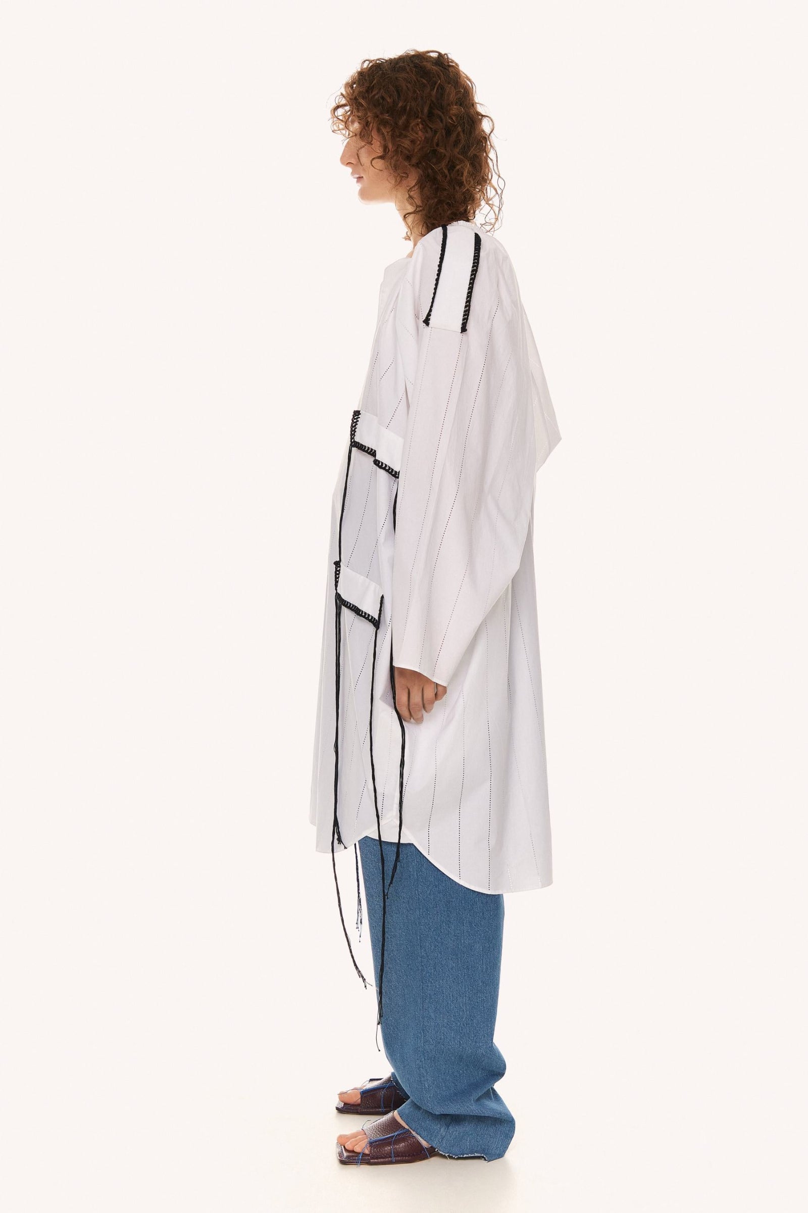 WHITE OBERIH DRESS