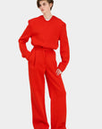 WOLF PANTS RED