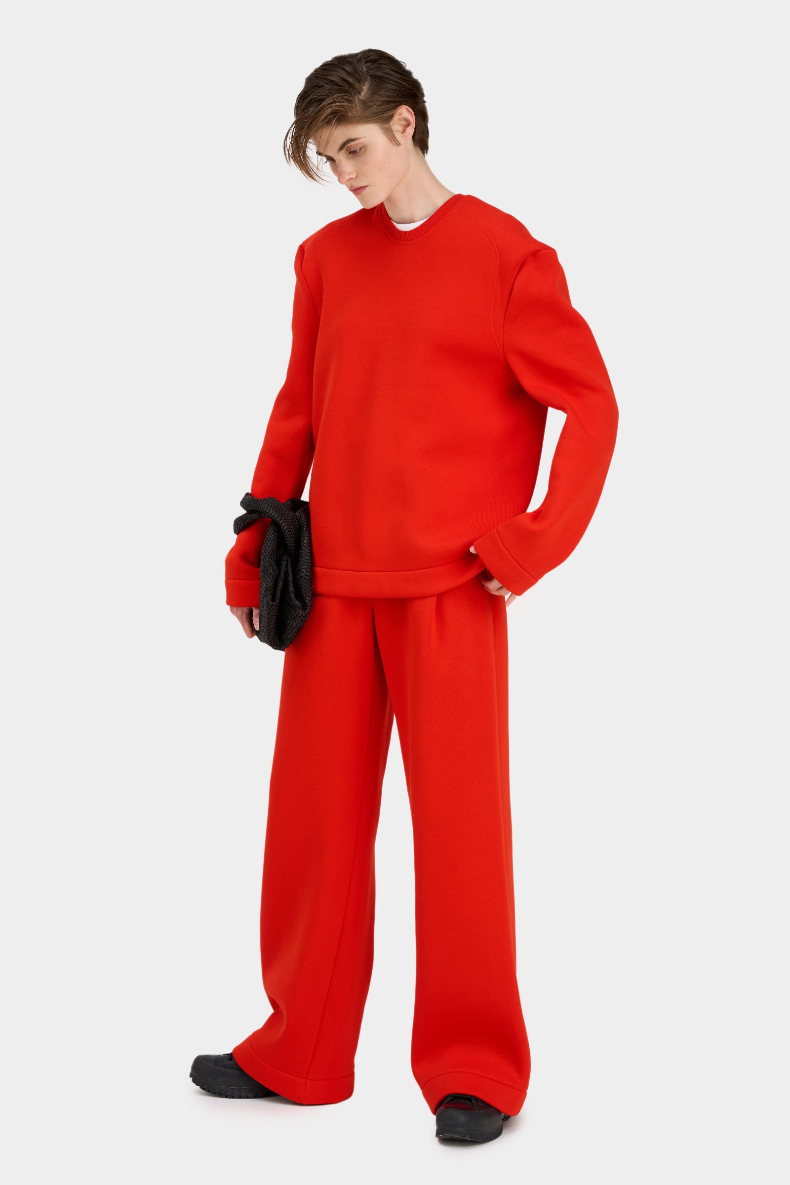 WOLF SWEATSHIRT red 1