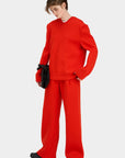 WOLF SWEATSHIRT red 1