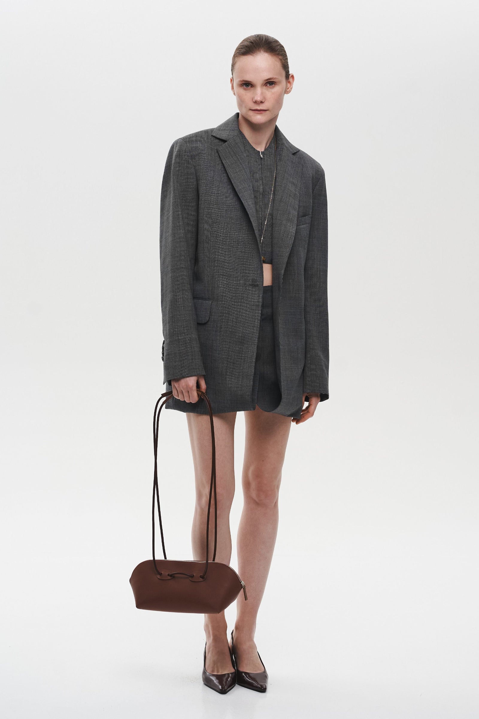 WRAP JACKET - SKIRT front 1