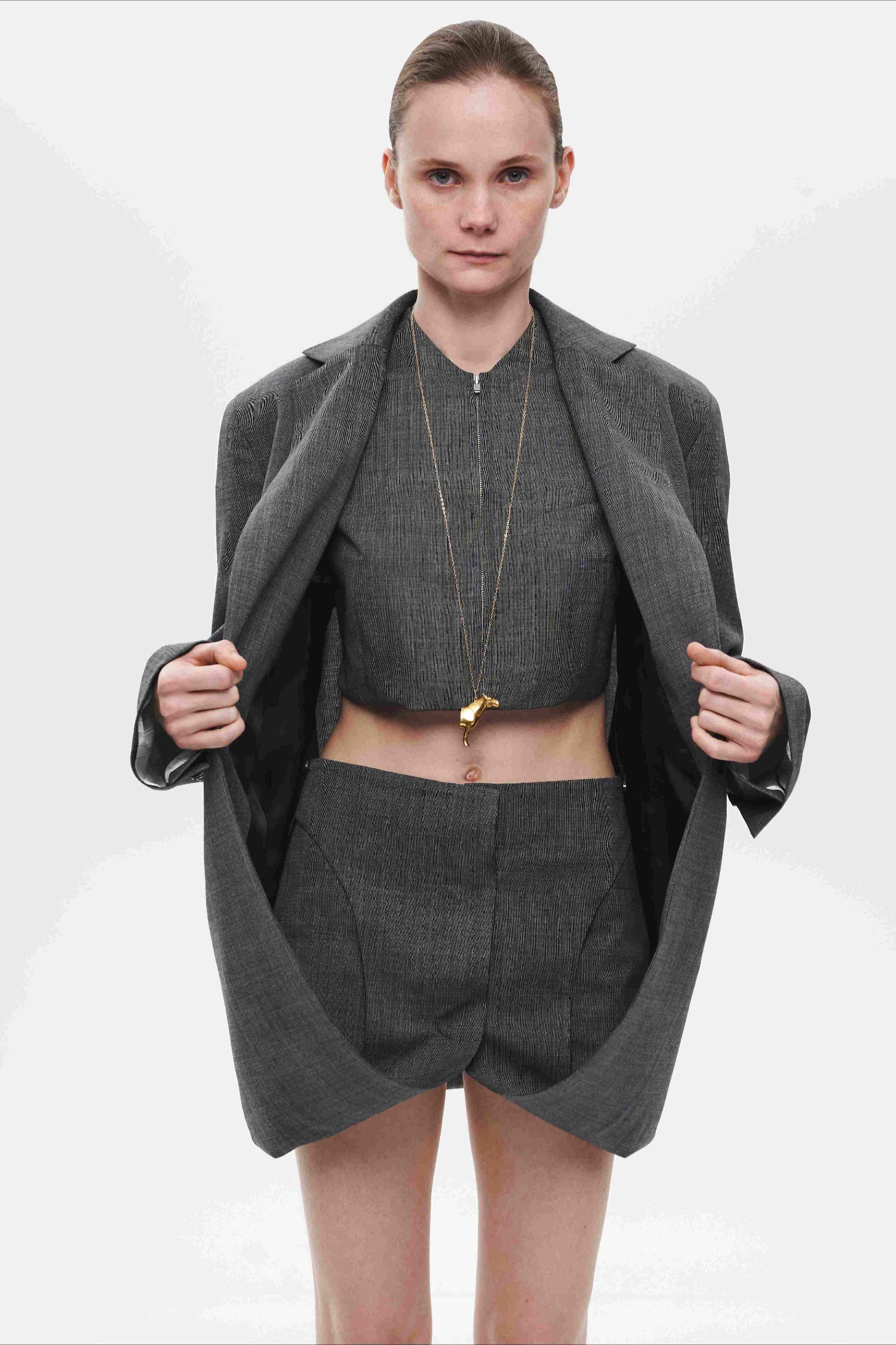 WRAP JACKET - SKIRT front 2