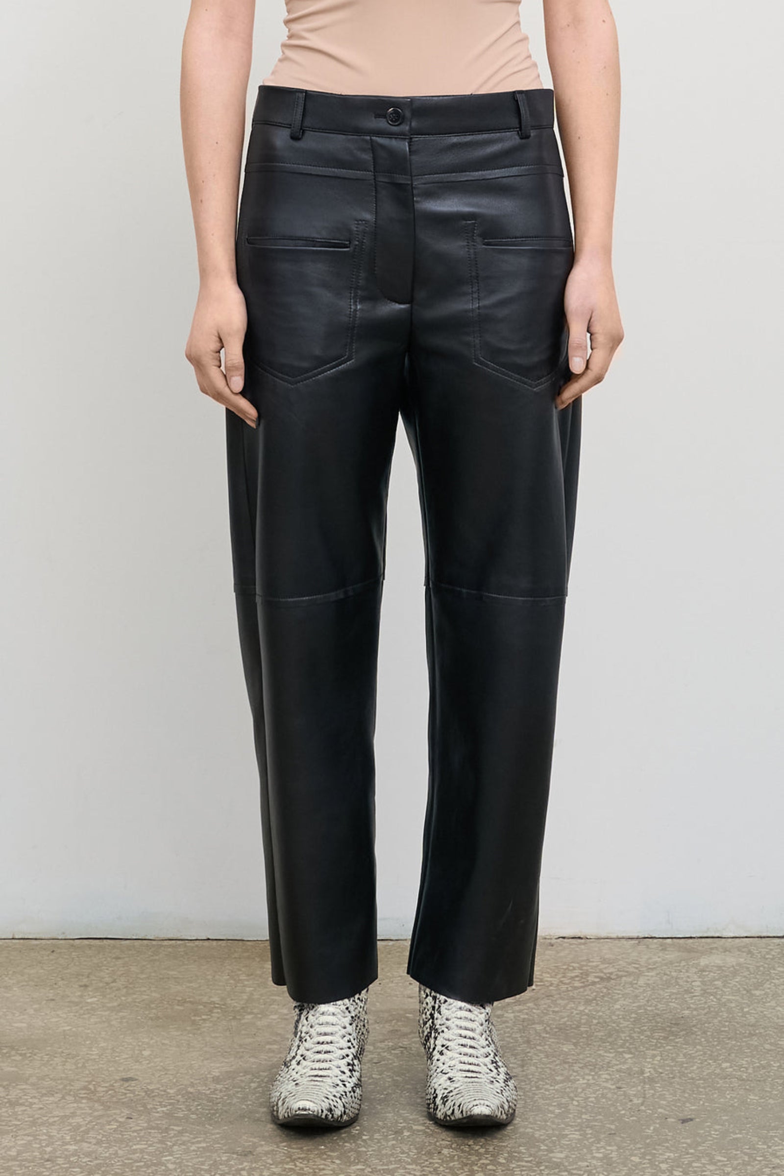Wide Taper Leg Pants