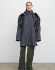 Wool-Blend Parka With Floral Sleeve Accents 1