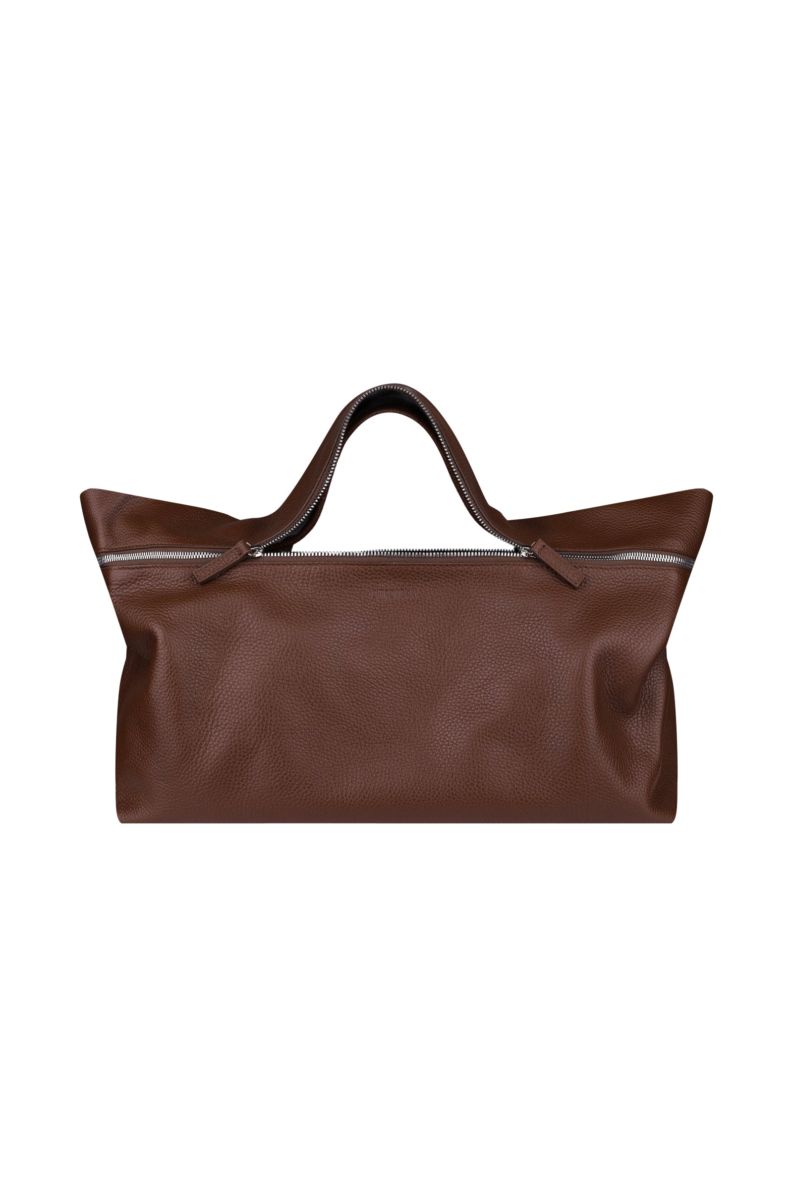 ZIP BAG BROWN 3