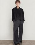 LAYERED BLOUSE WITH TUCKED HEM