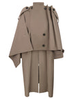 OVERSIZED COTTON TRENCH COAT
