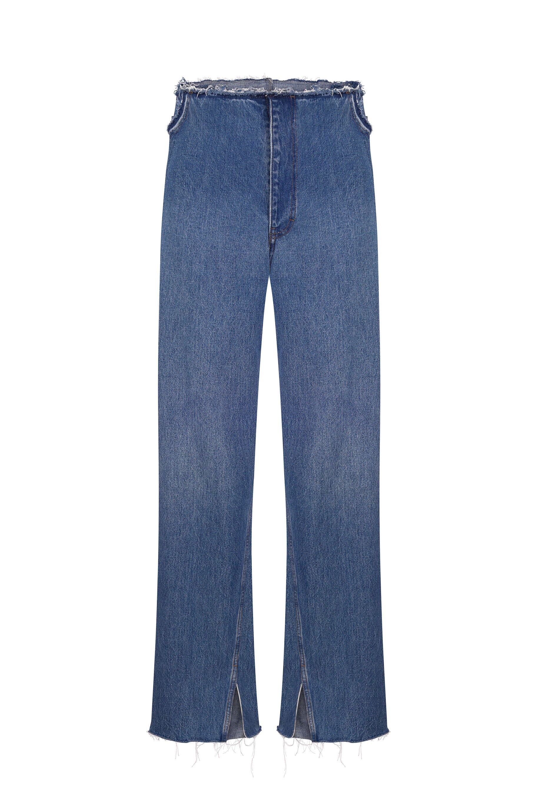 HIGH-RISE SPLIT HEM JEANS – Litkovska