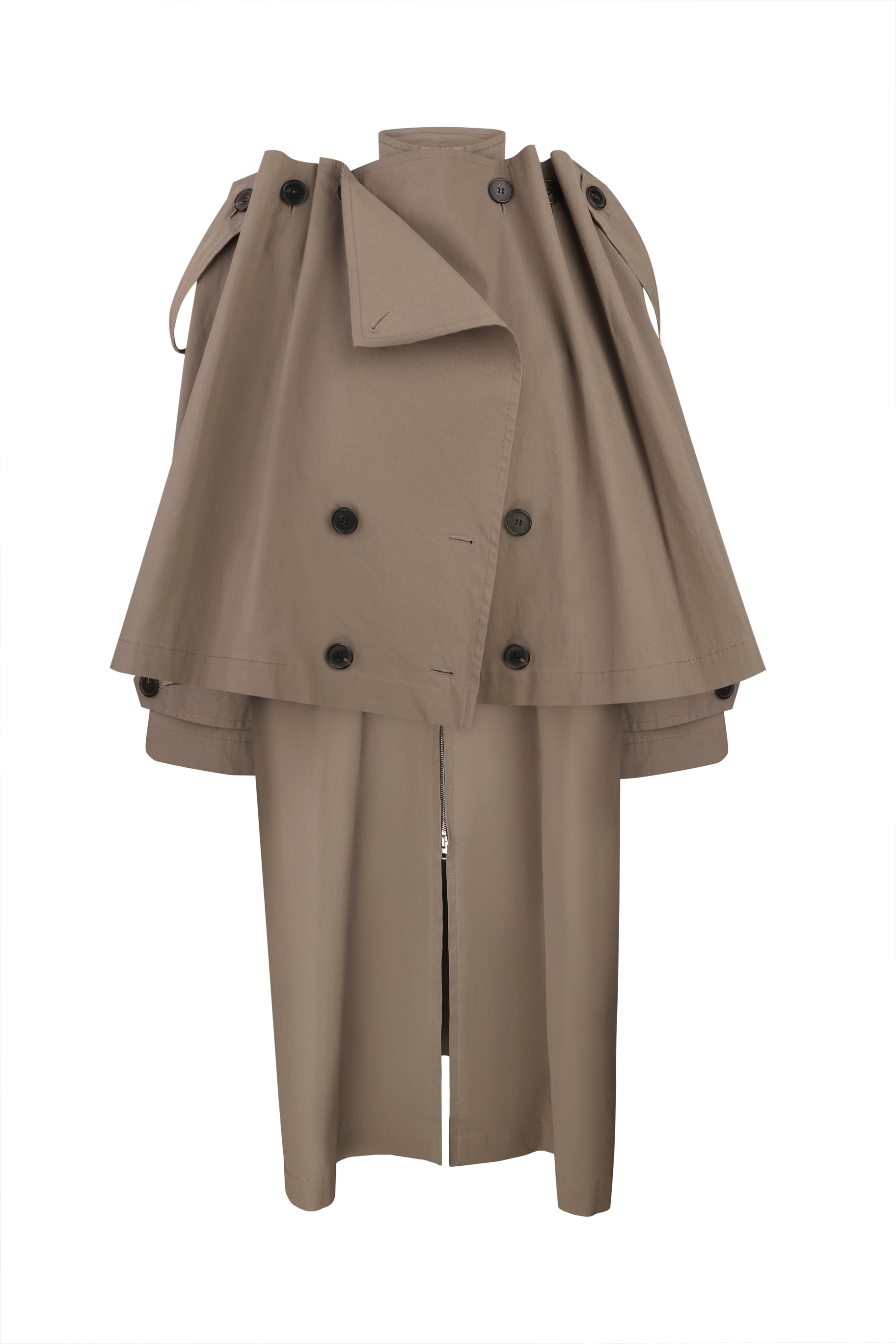 OVERSIZED COTTON TRENCH COAT