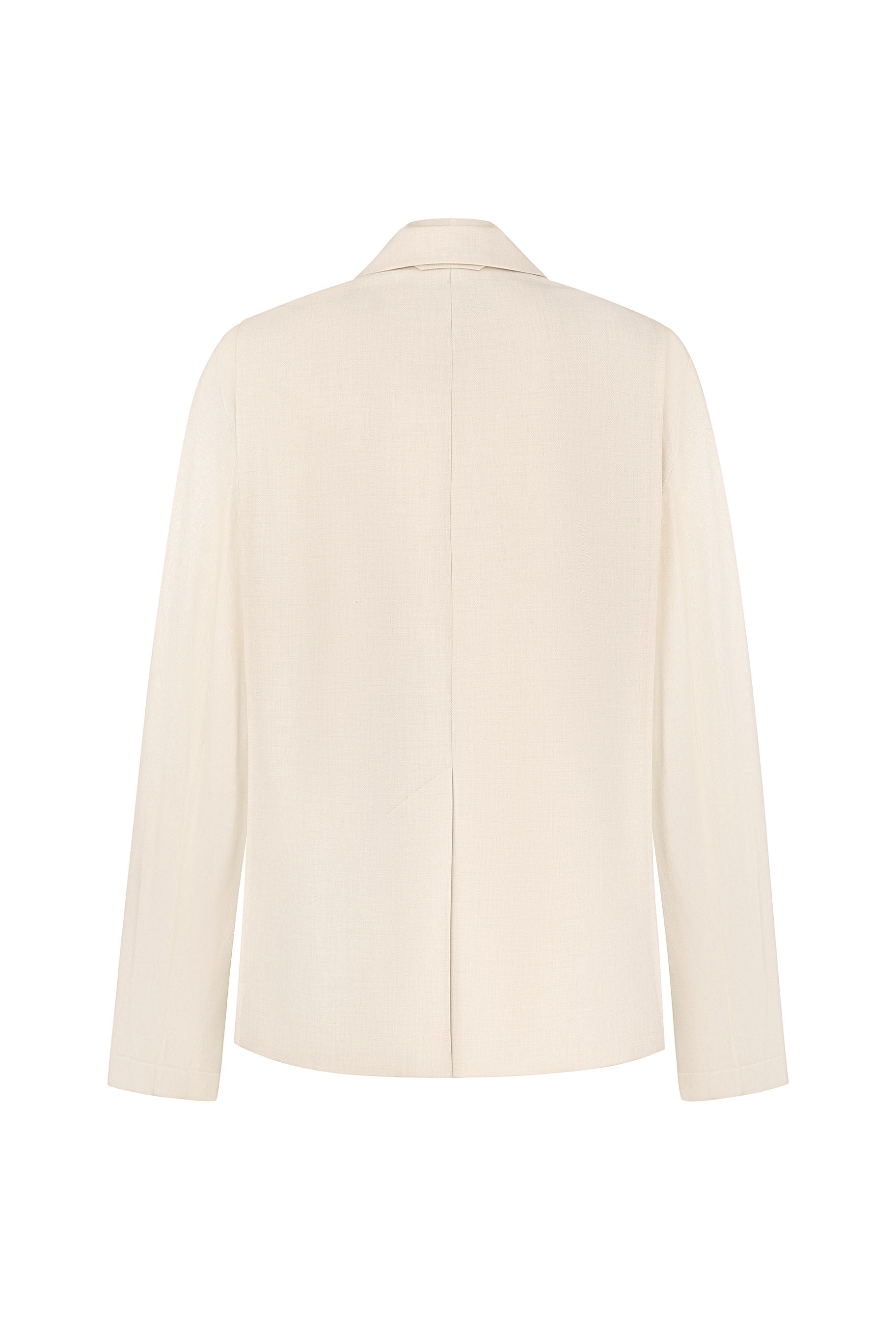 LAYERED TUCKED-HEM JACKET