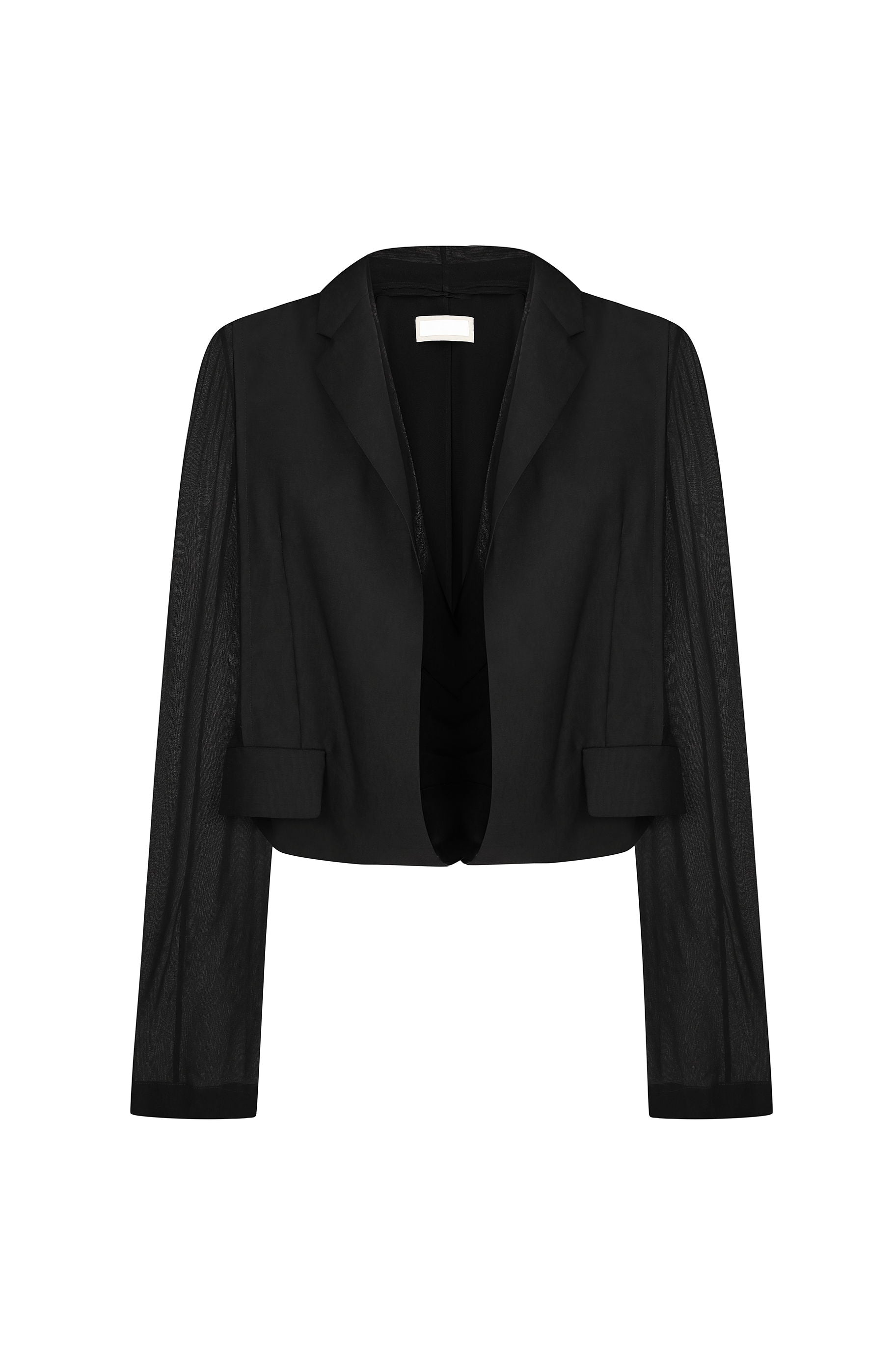 LAYERED TUCKED-HEM JACKET