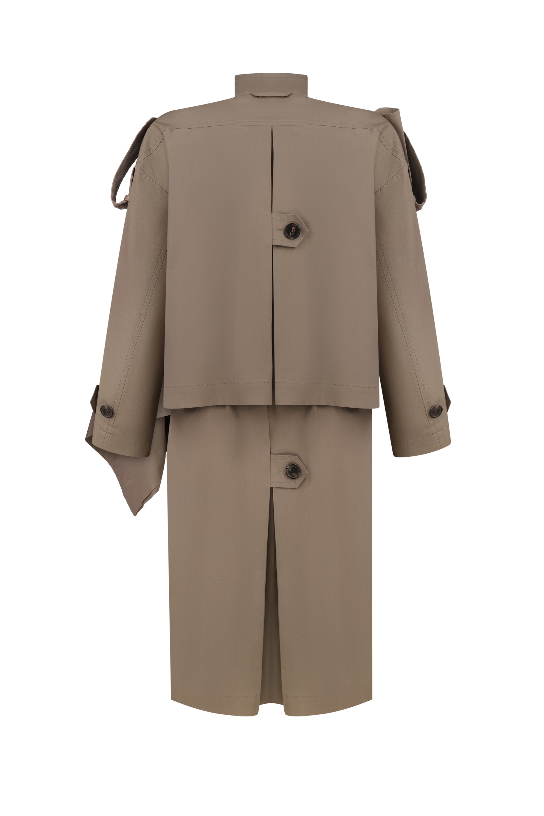 OVERSIZED COTTON TRENCH COAT