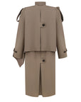 OVERSIZED COTTON TRENCH COAT