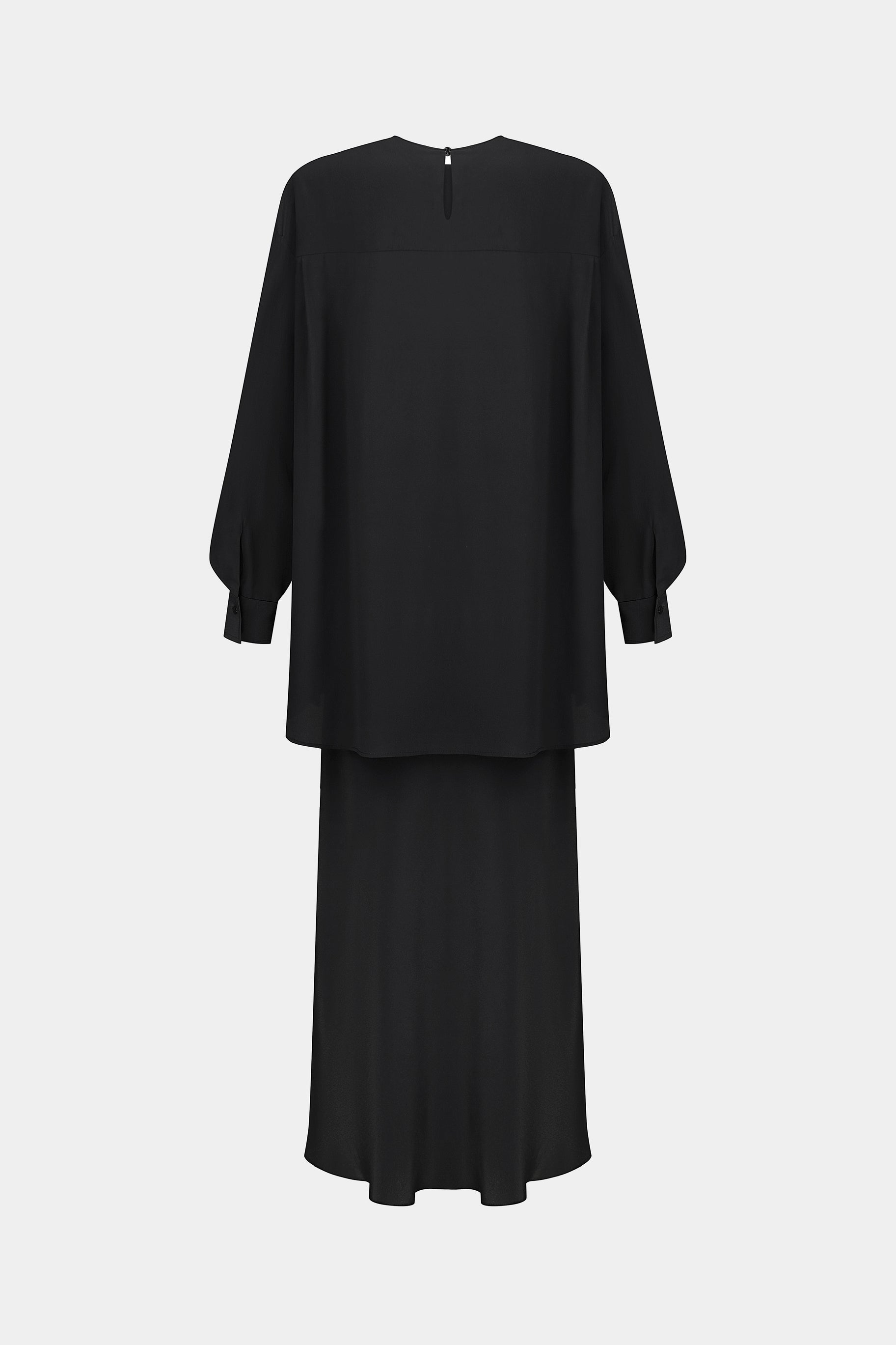 LAYERED SLIP-OVER DRESS