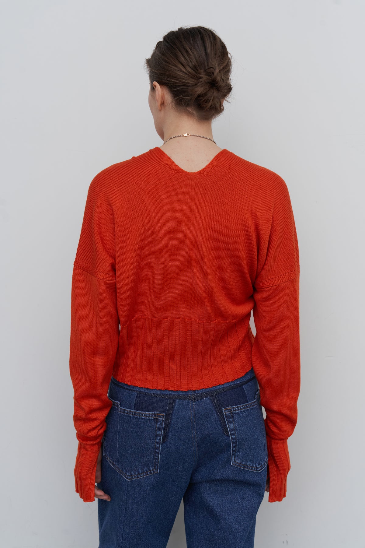 LAYERED WOOL SWEATER