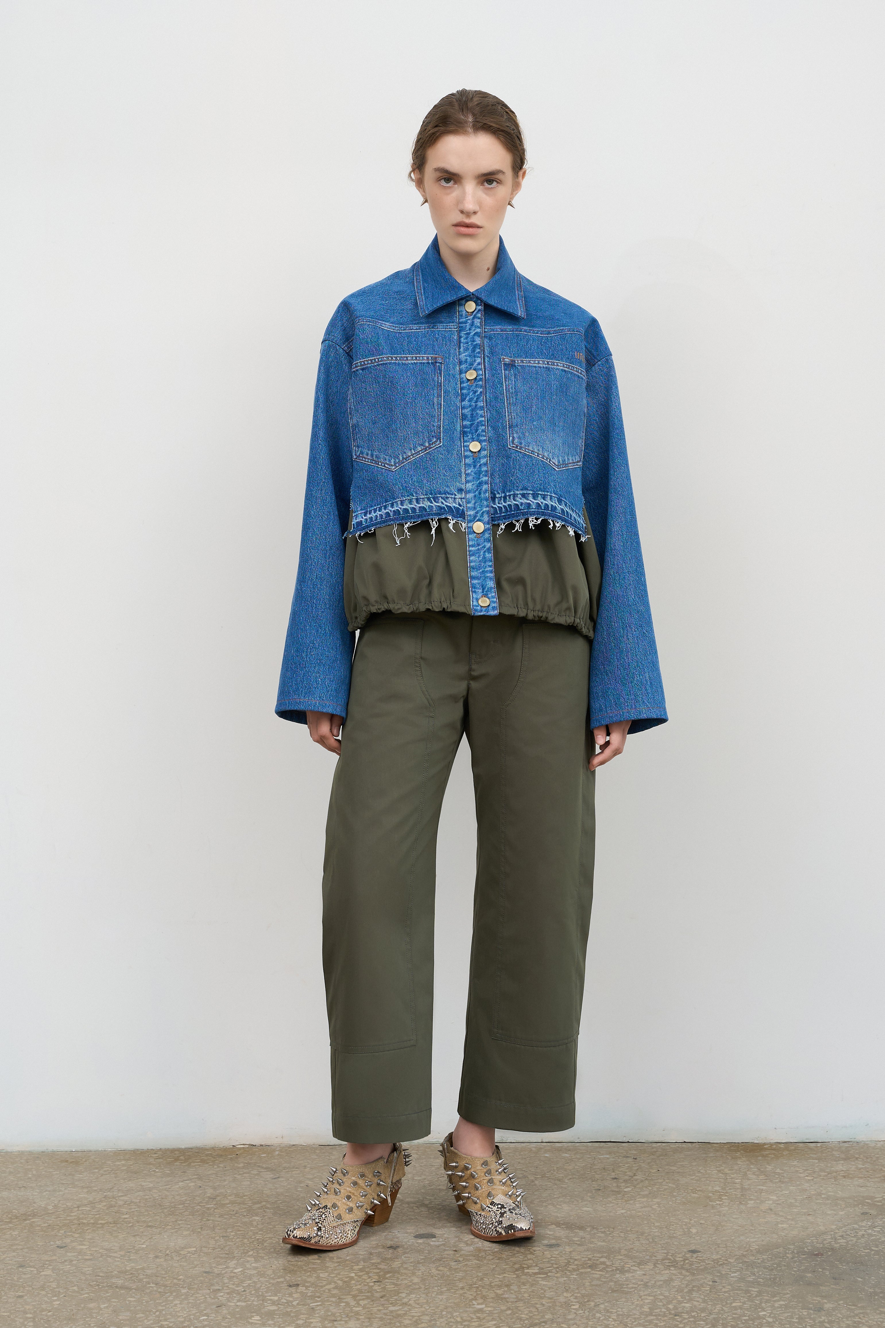 PANELED DENIM JACKET – Litkovska