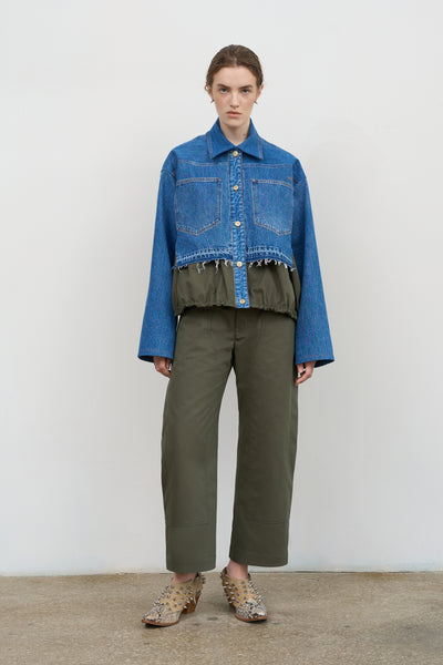 PANELED DENIM JACKET – Litkovska