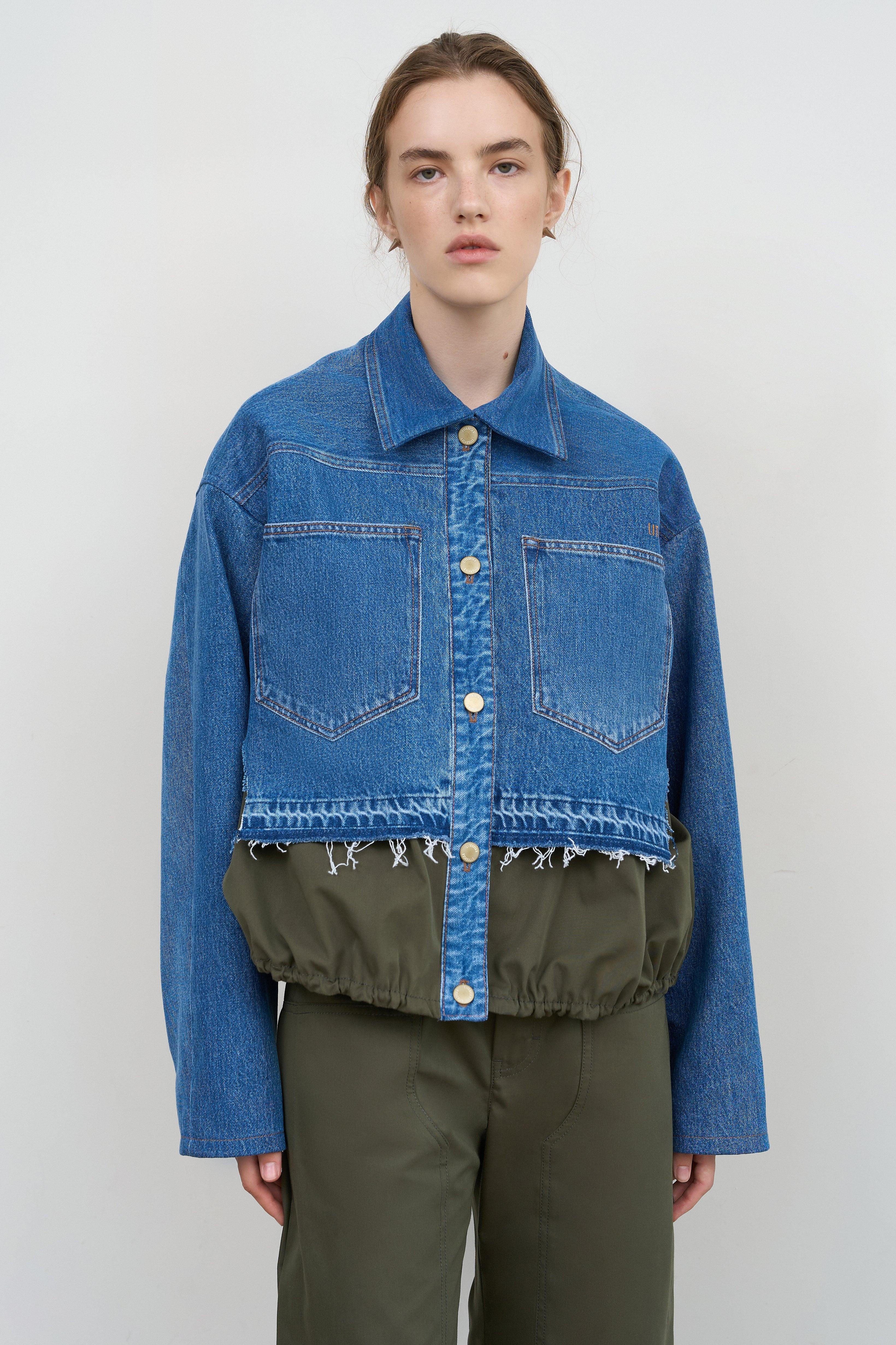 PANELED DENIM JACKET – Litkovska