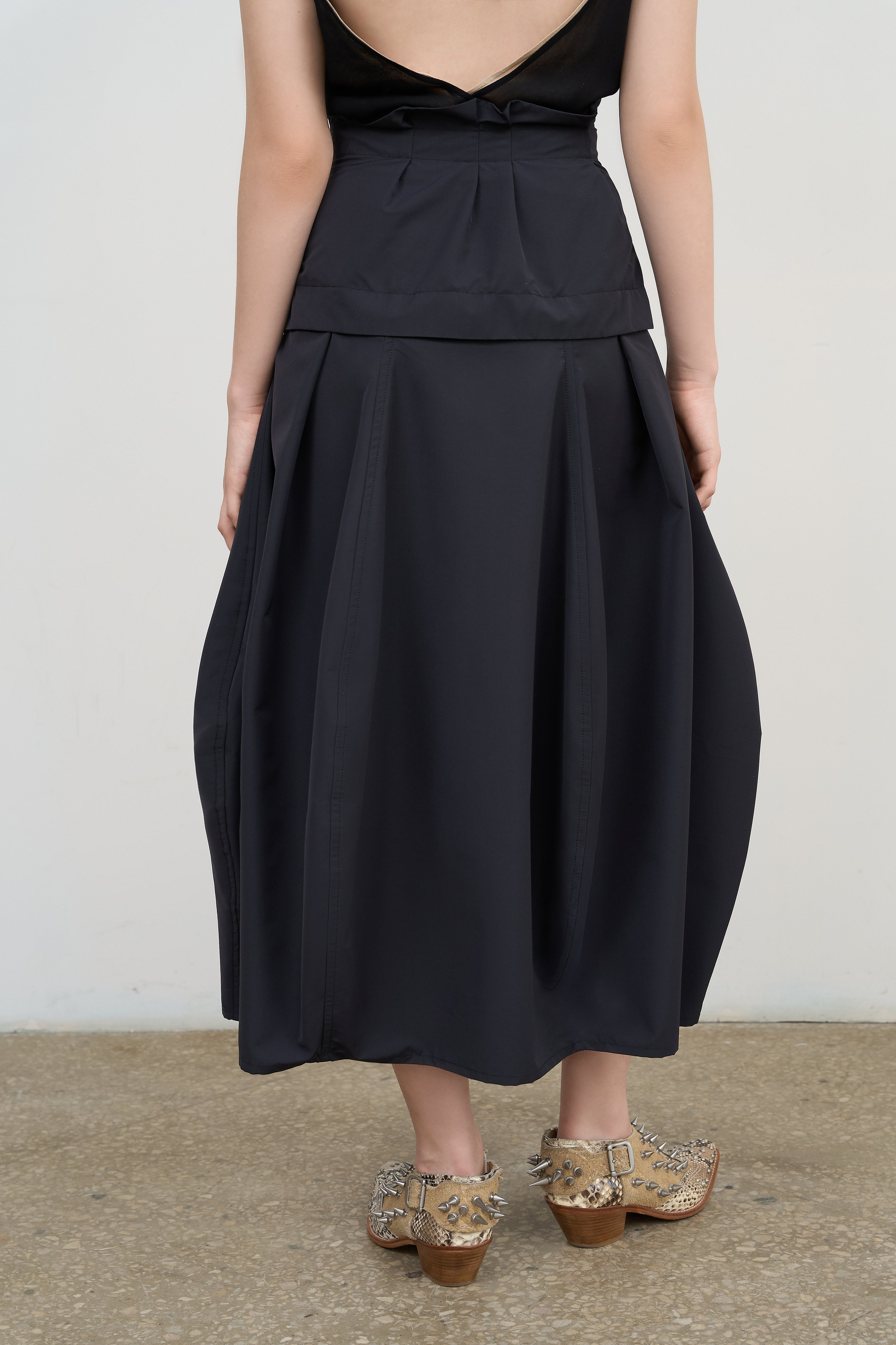 RUFFLED MIDI SKIRT – Litkovska