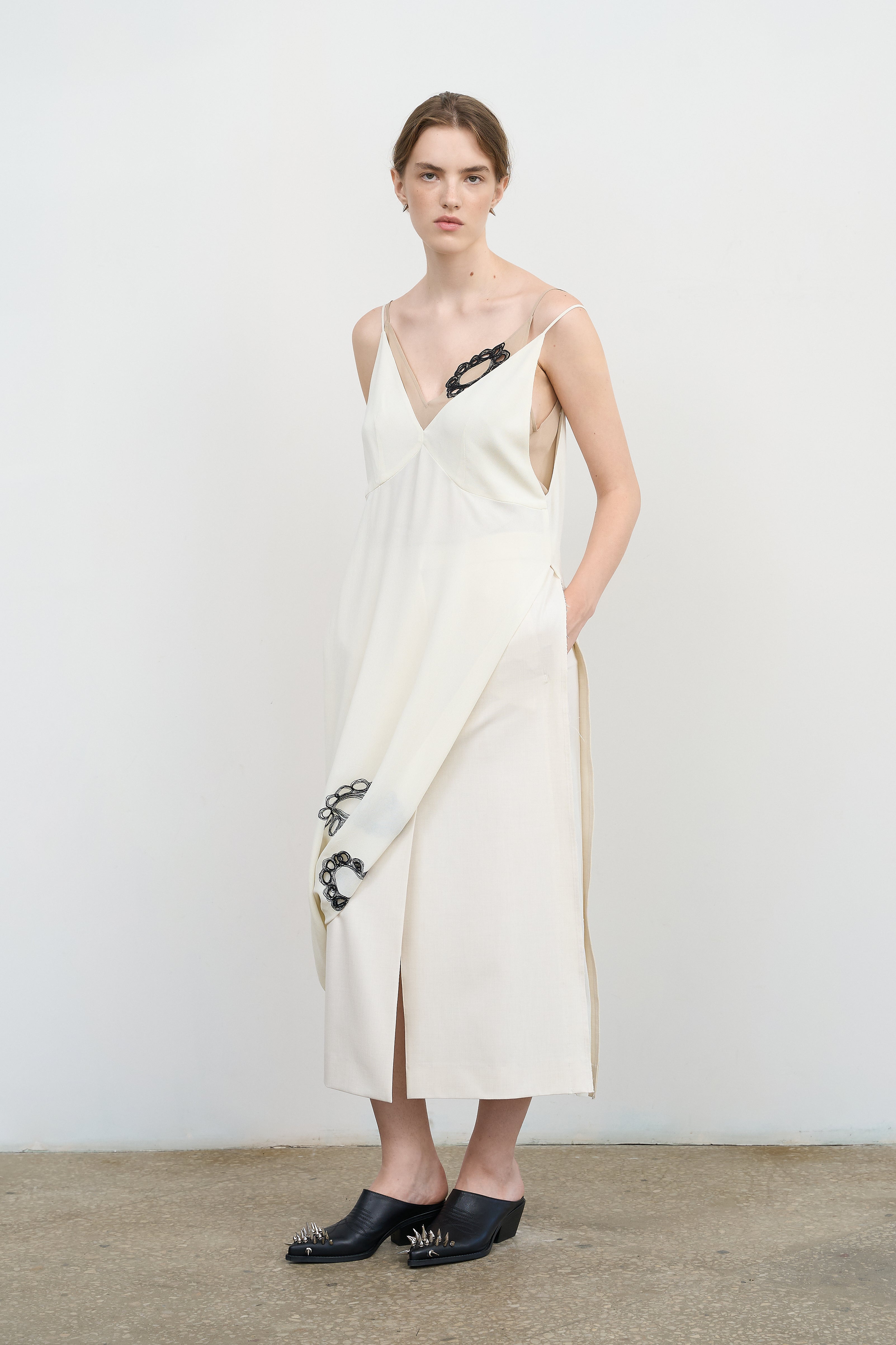 SHEER EMBROIDERED CAMISOLE – Litkovska