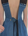 TAILORED DENIM BUSTIER