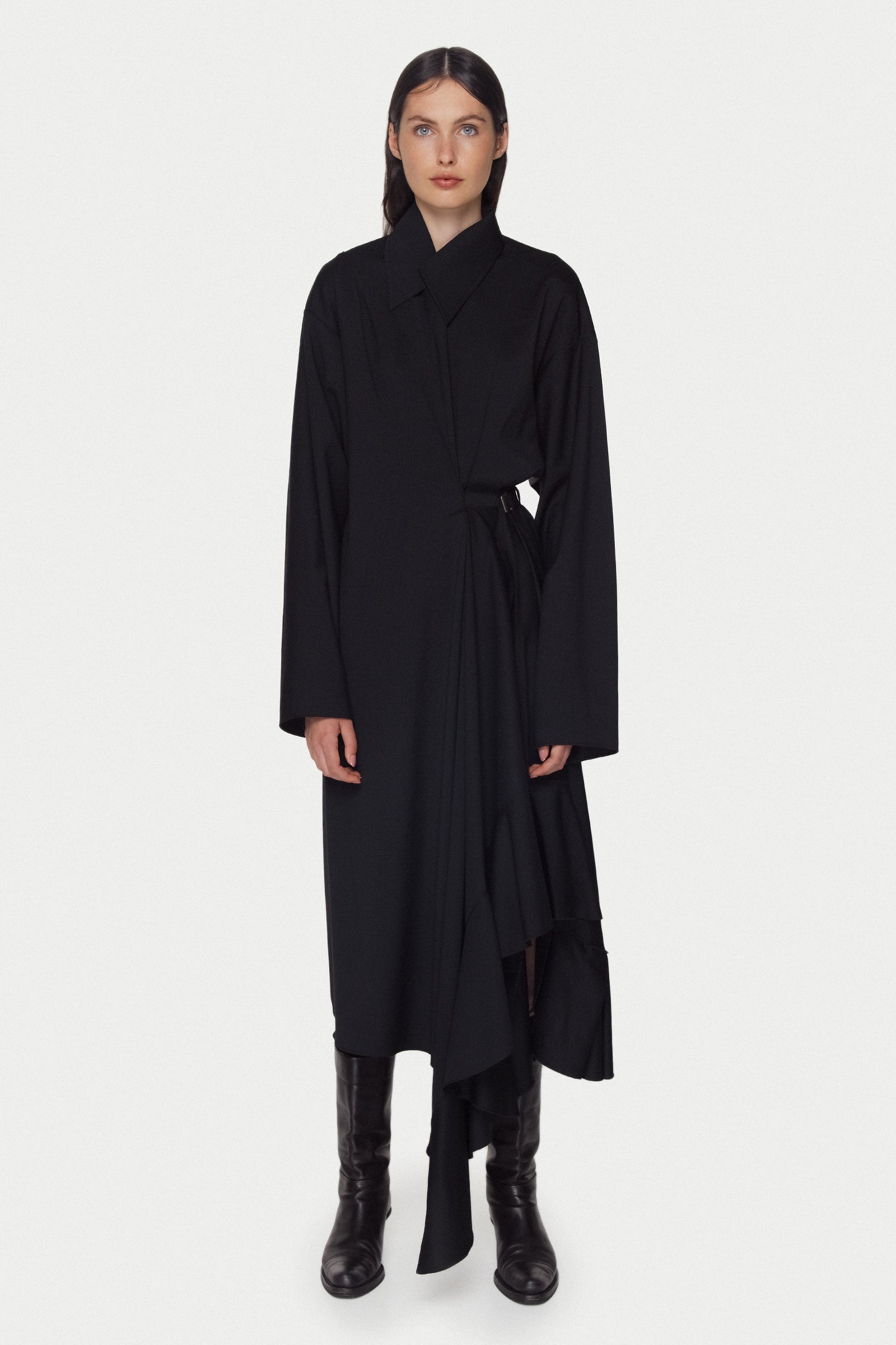 BLACK DARK IRIS DRESS
