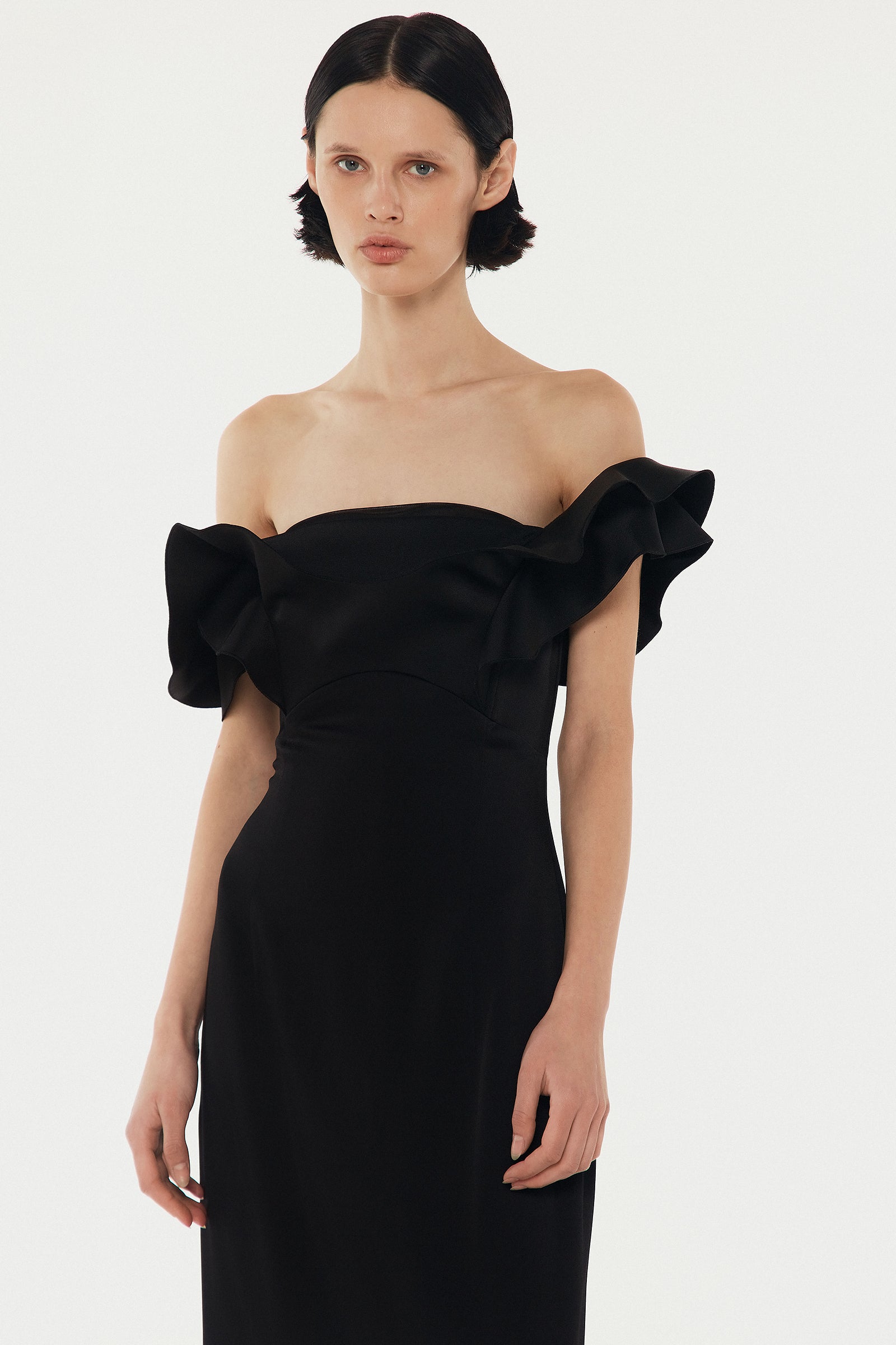 BLACK LONG DRESS 2