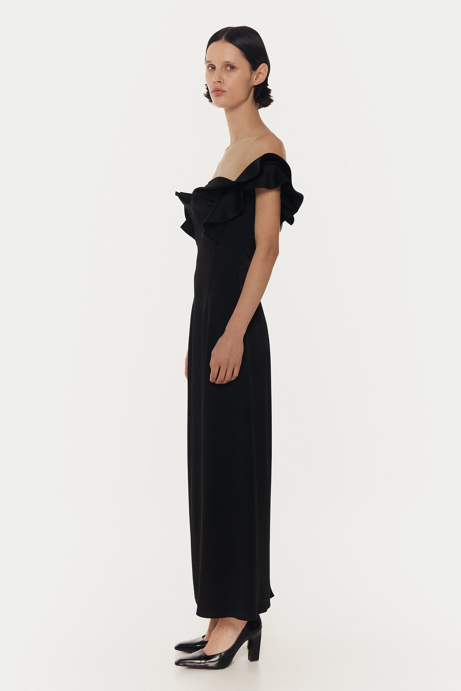 BLACK LONG DRESS 3