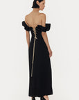 BLACK LONG DRESS 4