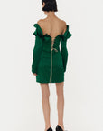 GREEN MINI DRESS