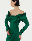 GREEN MINI DRESS 2