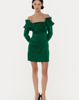GREEN MINI DRESS 3