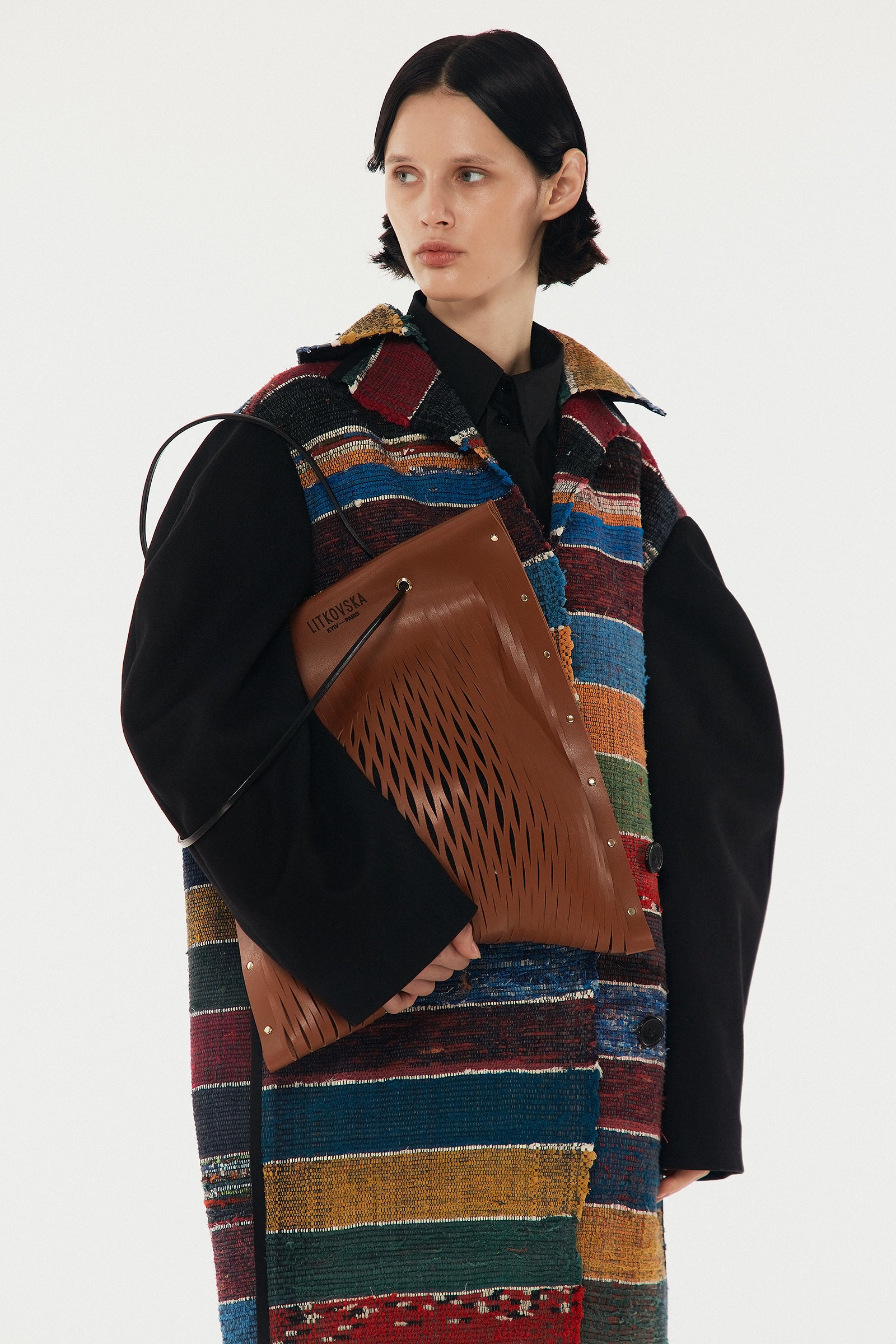 冬ギフト  WINE BIG BAG Litkovska – BROWN バッグ