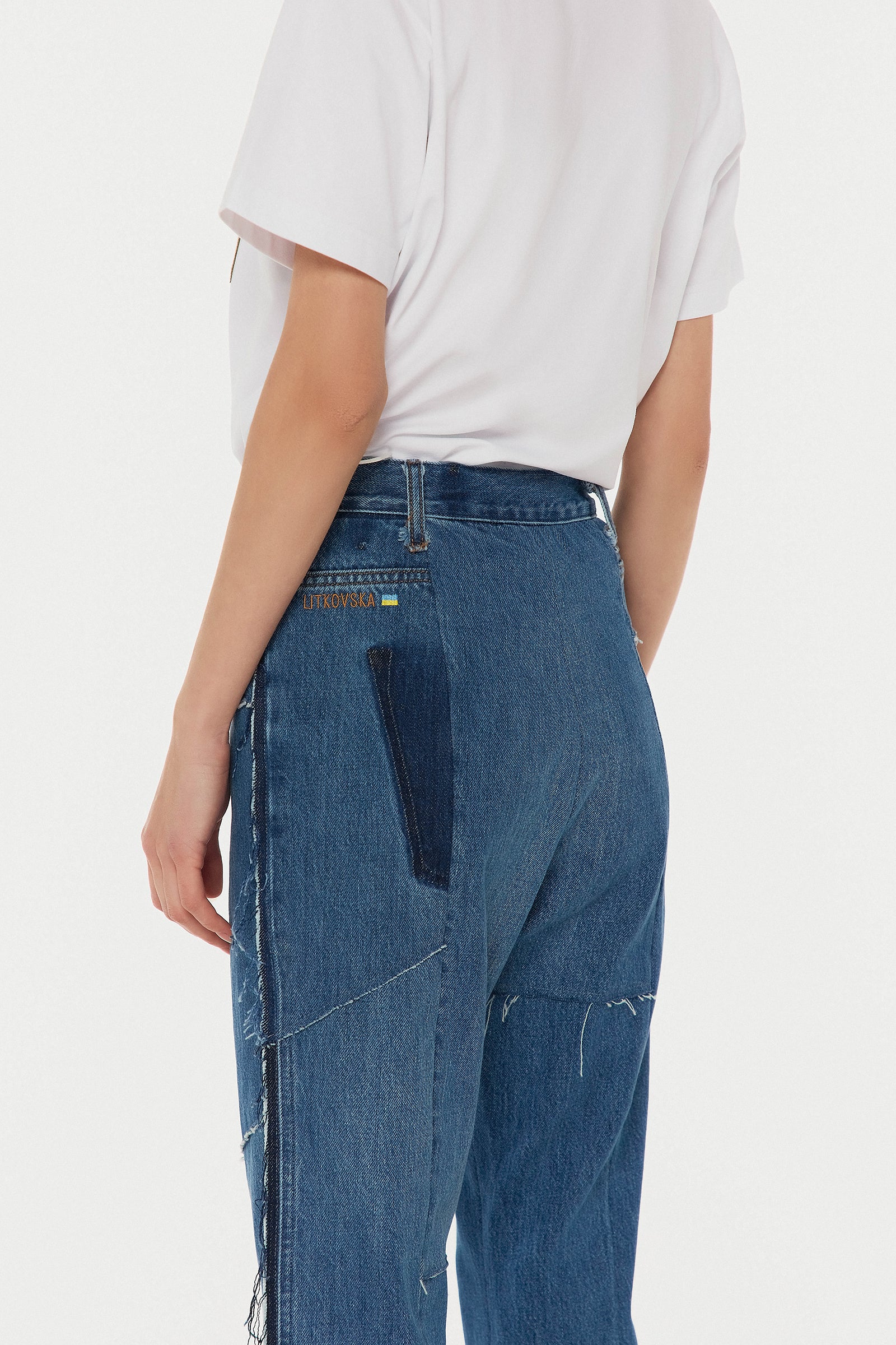 PATCHWORK JEANS BLUE 3